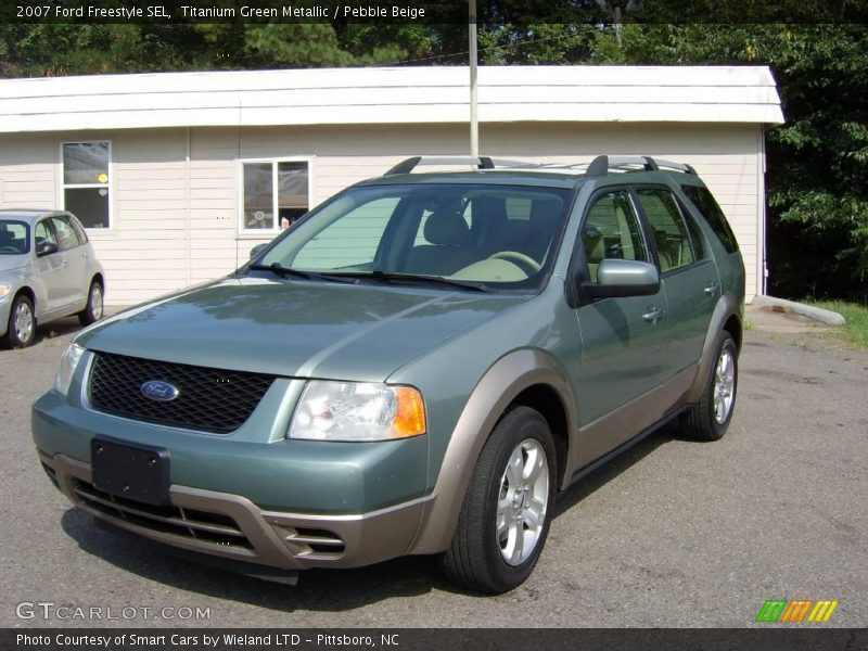 Titanium Green Metallic / Pebble Beige 2007 Ford Freestyle SEL