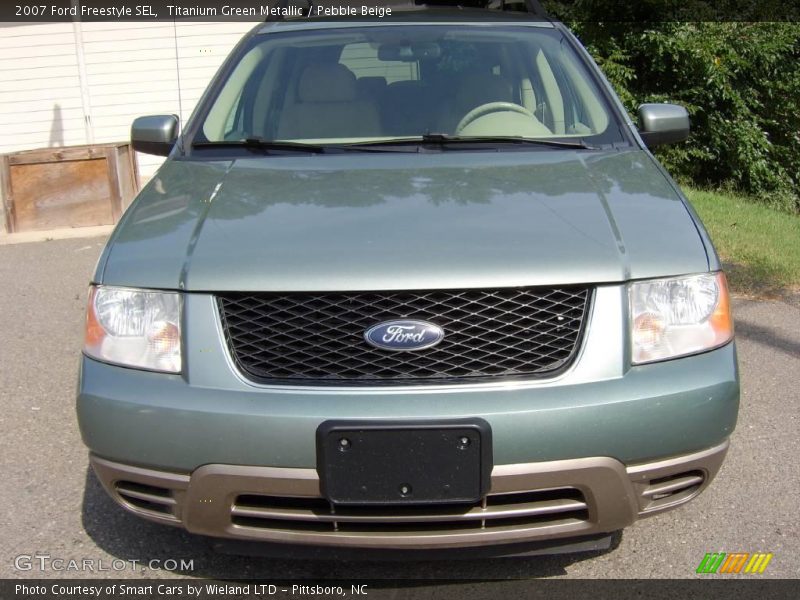 Titanium Green Metallic / Pebble Beige 2007 Ford Freestyle SEL
