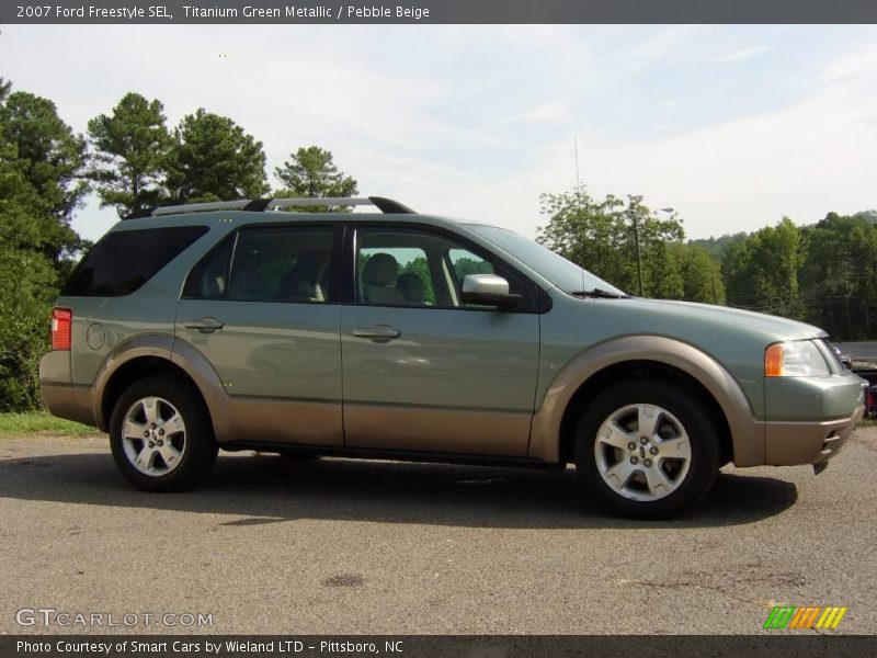 Titanium Green Metallic / Pebble Beige 2007 Ford Freestyle SEL