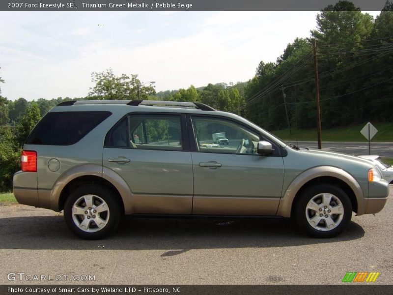 Titanium Green Metallic / Pebble Beige 2007 Ford Freestyle SEL