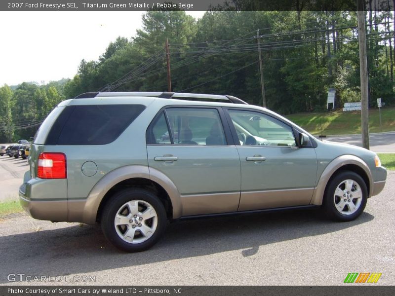 Titanium Green Metallic / Pebble Beige 2007 Ford Freestyle SEL