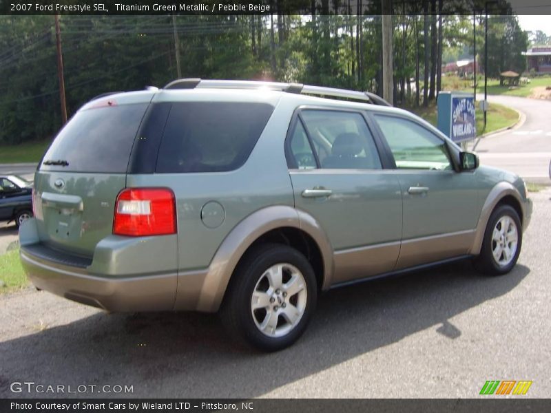Titanium Green Metallic / Pebble Beige 2007 Ford Freestyle SEL