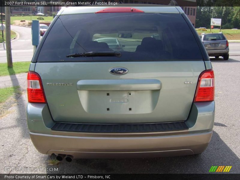 Titanium Green Metallic / Pebble Beige 2007 Ford Freestyle SEL