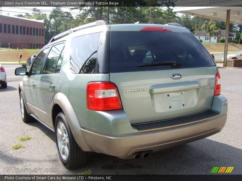 Titanium Green Metallic / Pebble Beige 2007 Ford Freestyle SEL