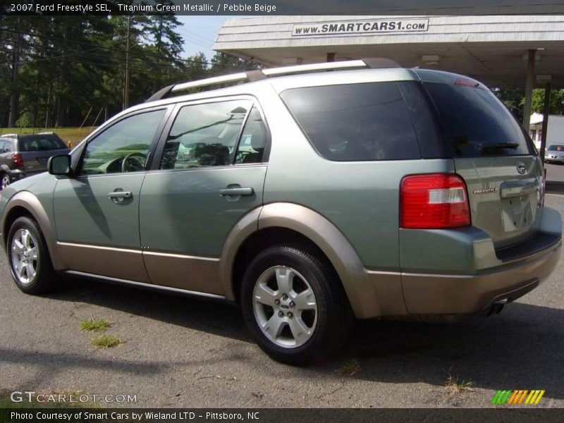 Titanium Green Metallic / Pebble Beige 2007 Ford Freestyle SEL