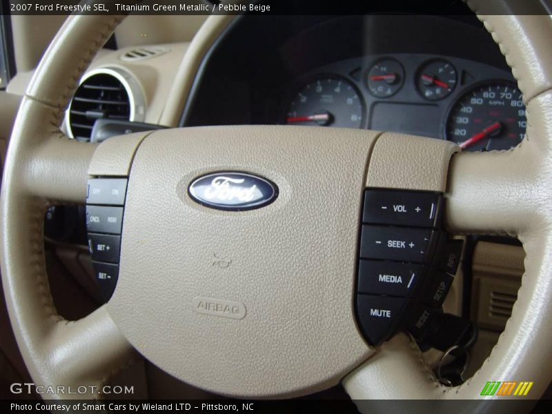 Titanium Green Metallic / Pebble Beige 2007 Ford Freestyle SEL