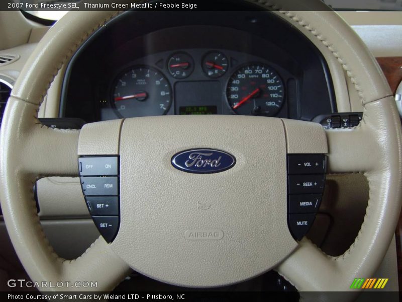 Titanium Green Metallic / Pebble Beige 2007 Ford Freestyle SEL