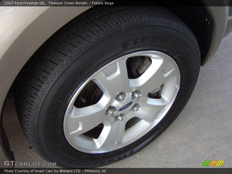Titanium Green Metallic / Pebble Beige 2007 Ford Freestyle SEL