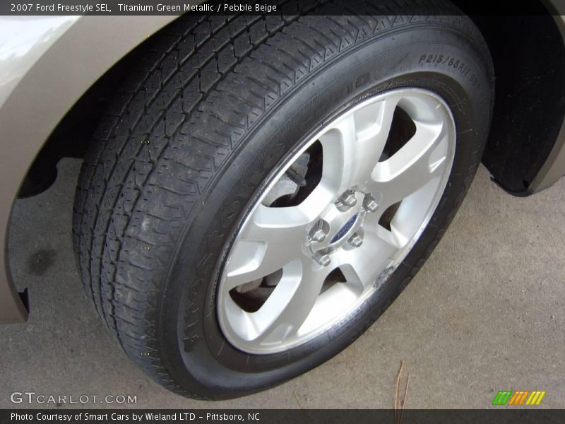 Titanium Green Metallic / Pebble Beige 2007 Ford Freestyle SEL
