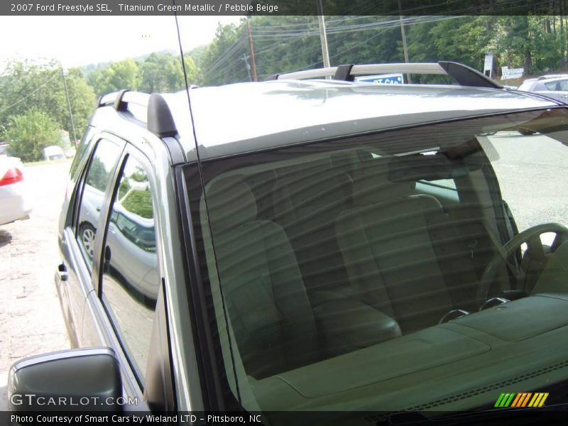 Titanium Green Metallic / Pebble Beige 2007 Ford Freestyle SEL