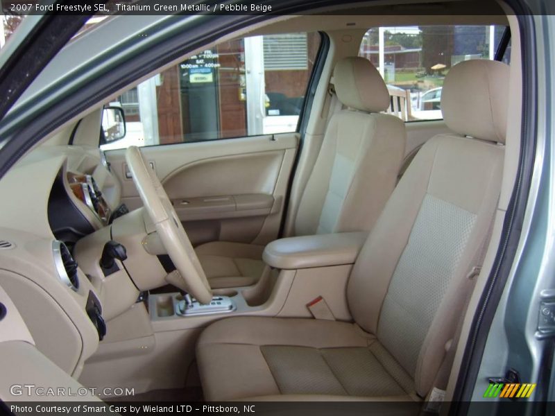 Titanium Green Metallic / Pebble Beige 2007 Ford Freestyle SEL