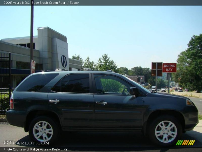Sage Brush Green Pearl / Ebony 2006 Acura MDX