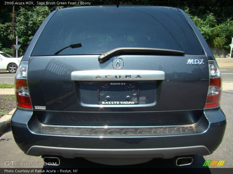 Sage Brush Green Pearl / Ebony 2006 Acura MDX