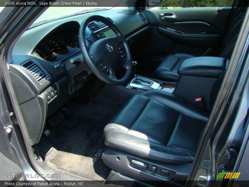 Sage Brush Green Pearl / Ebony 2006 Acura MDX