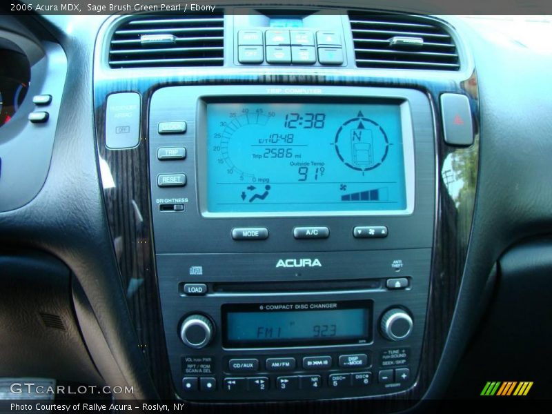 Sage Brush Green Pearl / Ebony 2006 Acura MDX