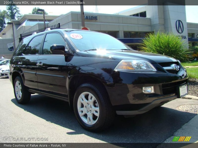 Nighthawk Black Pearl / Saddle/Black 2006 Acura MDX