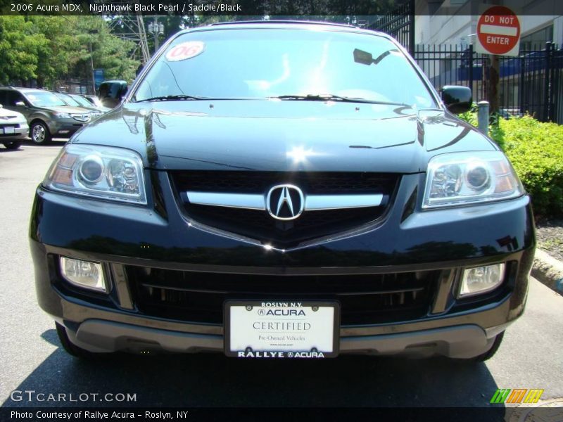 Nighthawk Black Pearl / Saddle/Black 2006 Acura MDX