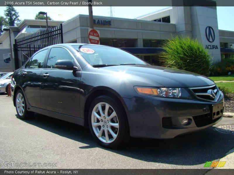 Carbon Gray Pearl / Ebony Black 2006 Acura TSX Sedan