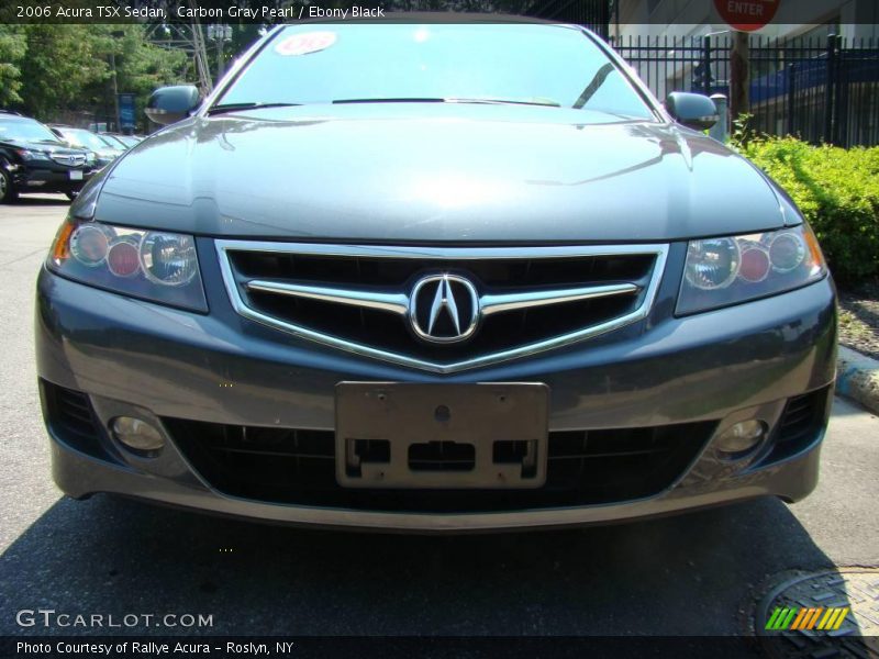 Carbon Gray Pearl / Ebony Black 2006 Acura TSX Sedan