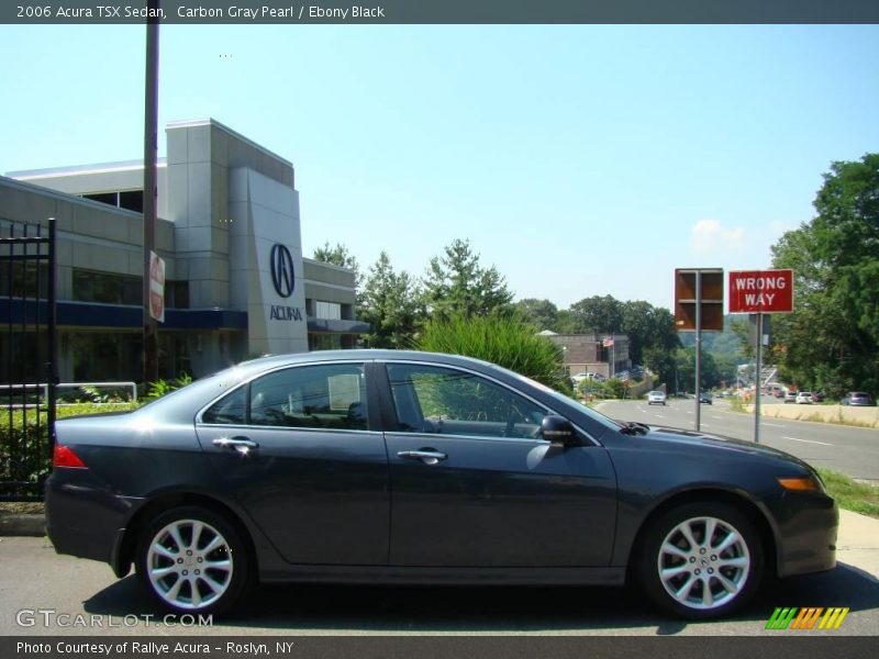 Carbon Gray Pearl / Ebony Black 2006 Acura TSX Sedan