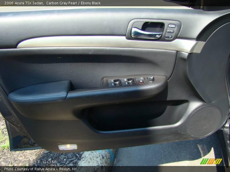 Carbon Gray Pearl / Ebony Black 2006 Acura TSX Sedan