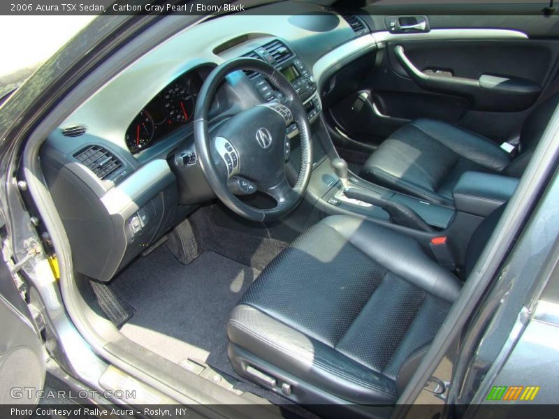 Carbon Gray Pearl / Ebony Black 2006 Acura TSX Sedan