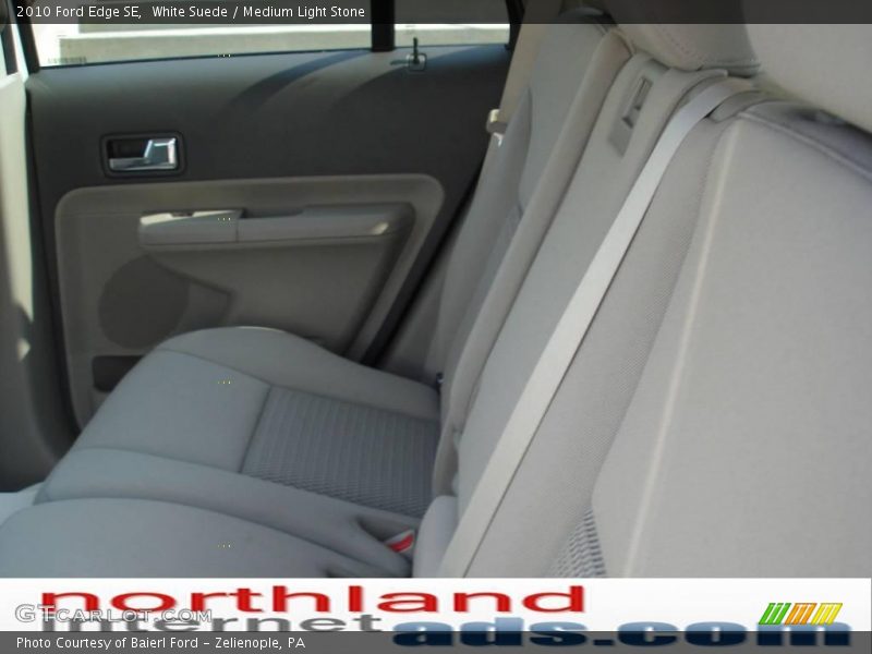 White Suede / Medium Light Stone 2010 Ford Edge SE