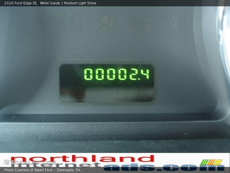 White Suede / Medium Light Stone 2010 Ford Edge SE