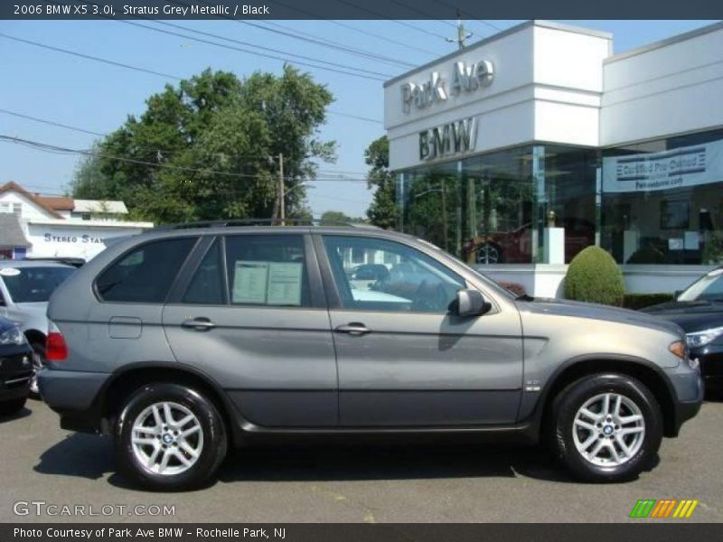 Stratus Grey Metallic / Black 2006 BMW X5 3.0i