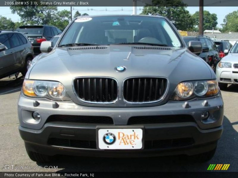 Stratus Grey Metallic / Black 2006 BMW X5 3.0i