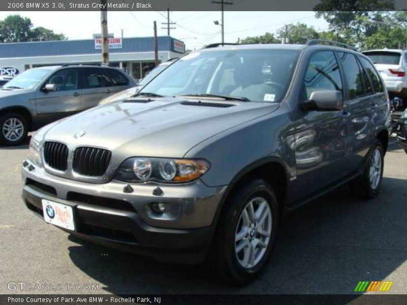 Stratus Grey Metallic / Black 2006 BMW X5 3.0i