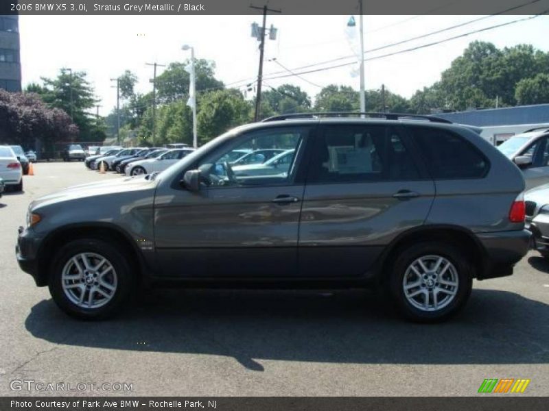 Stratus Grey Metallic / Black 2006 BMW X5 3.0i