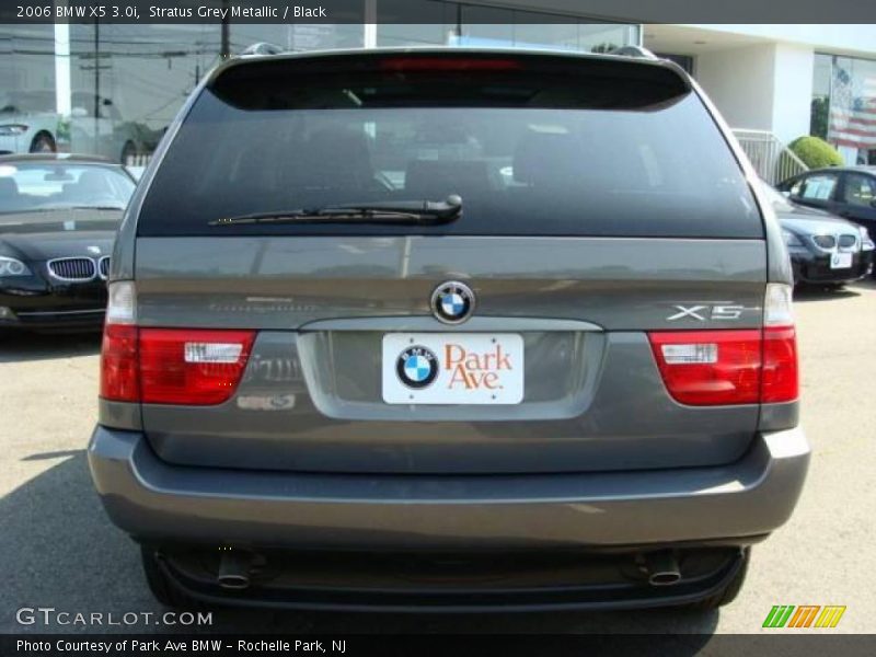 Stratus Grey Metallic / Black 2006 BMW X5 3.0i