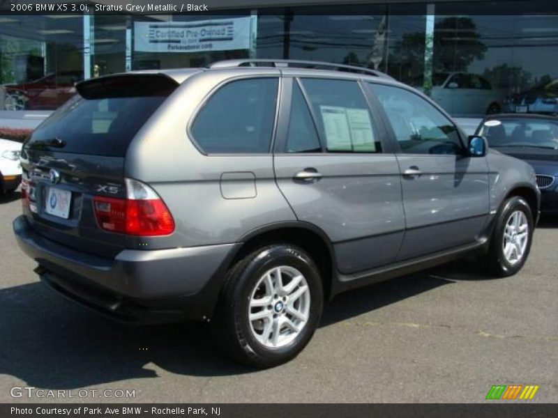 Stratus Grey Metallic / Black 2006 BMW X5 3.0i