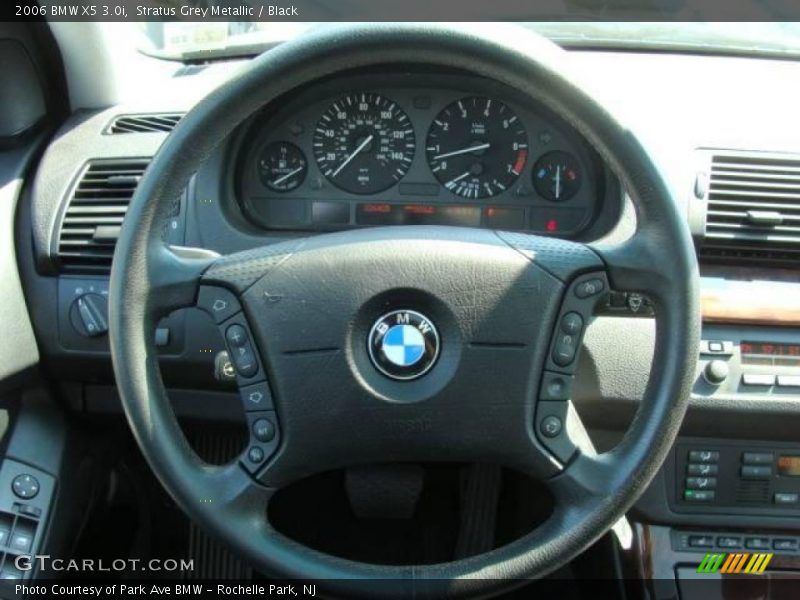 Stratus Grey Metallic / Black 2006 BMW X5 3.0i