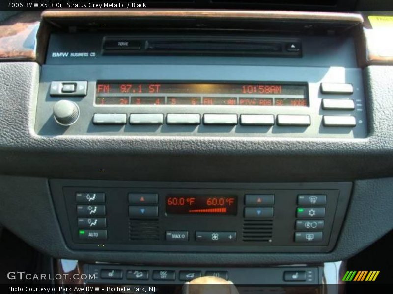 Stratus Grey Metallic / Black 2006 BMW X5 3.0i