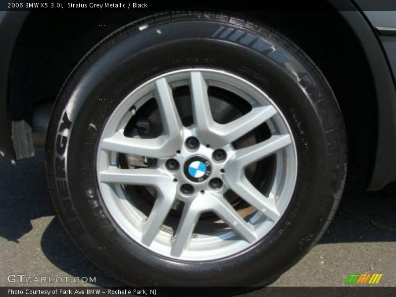 Stratus Grey Metallic / Black 2006 BMW X5 3.0i