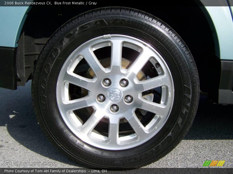 Blue Frost Metallic / Gray 2006 Buick Rendezvous CX