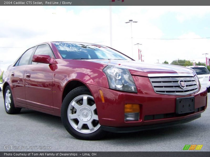 Red Line / Ebony 2004 Cadillac CTS Sedan