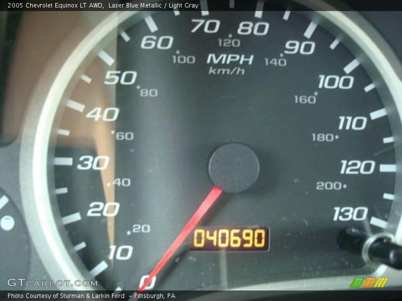 Laser Blue Metallic / Light Gray 2005 Chevrolet Equinox LT AWD