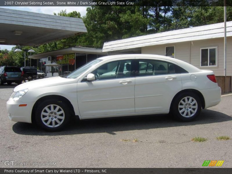 Stone White / Dark Slate Gray/Light Slate Gray 2007 Chrysler Sebring Sedan