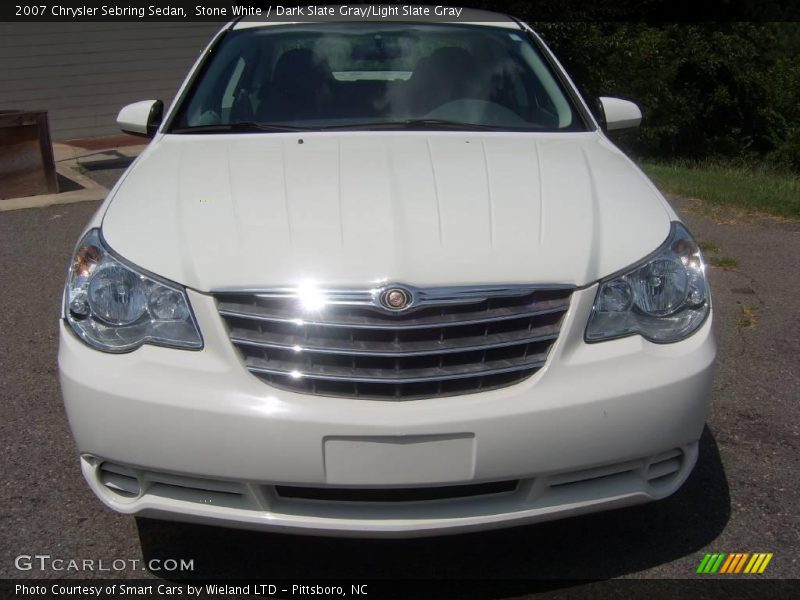 Stone White / Dark Slate Gray/Light Slate Gray 2007 Chrysler Sebring Sedan