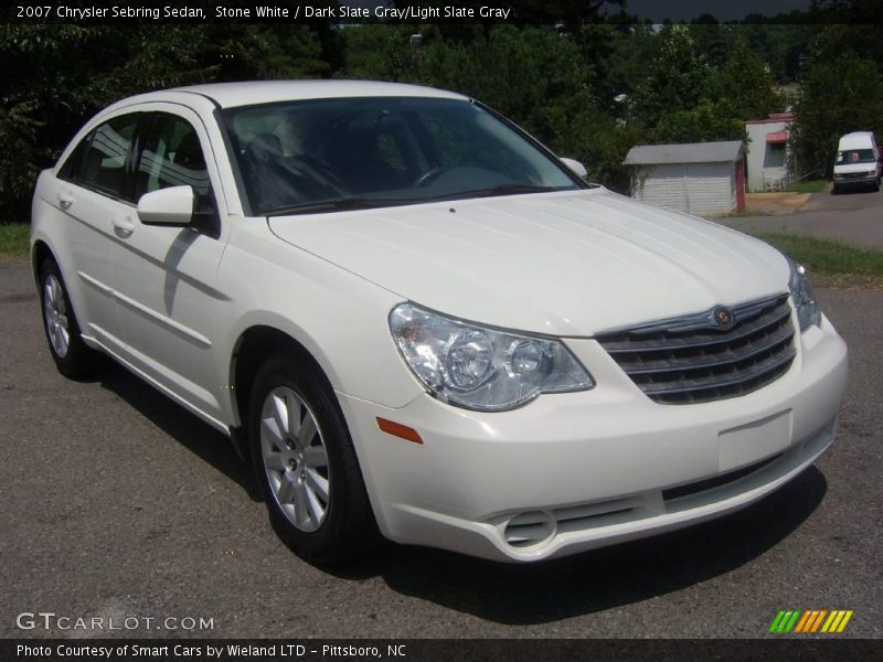 Stone White / Dark Slate Gray/Light Slate Gray 2007 Chrysler Sebring Sedan