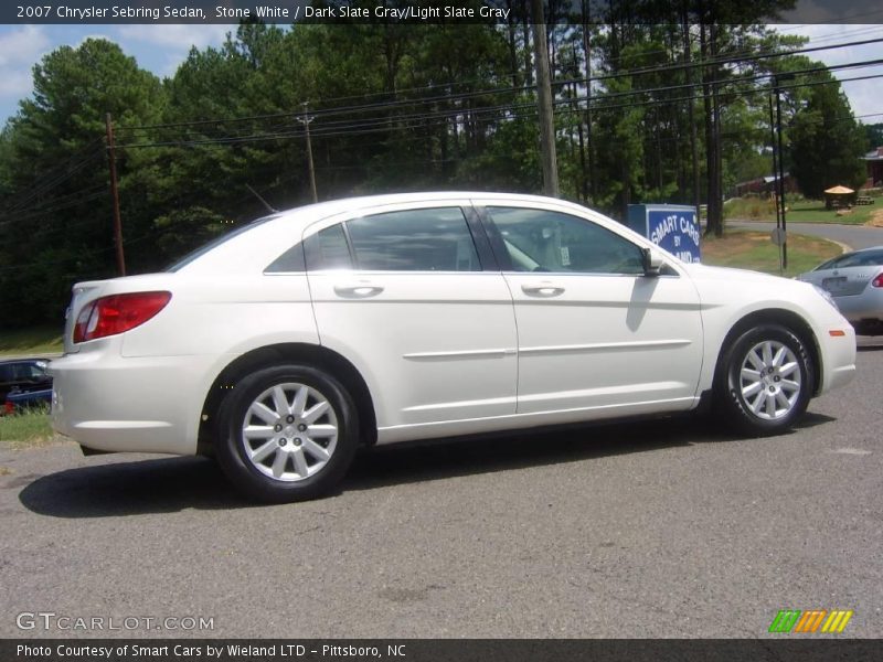 Stone White / Dark Slate Gray/Light Slate Gray 2007 Chrysler Sebring Sedan