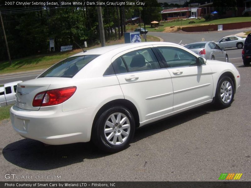 Stone White / Dark Slate Gray/Light Slate Gray 2007 Chrysler Sebring Sedan