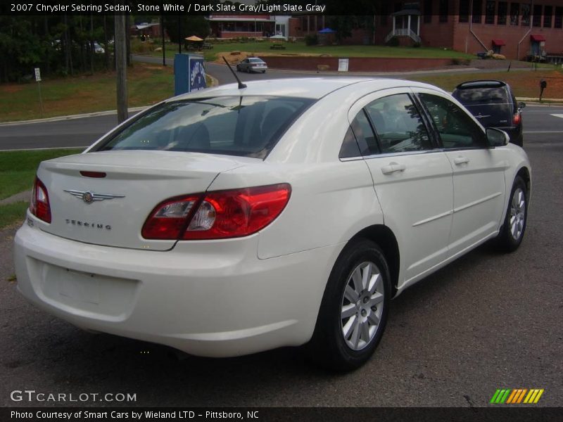 Stone White / Dark Slate Gray/Light Slate Gray 2007 Chrysler Sebring Sedan