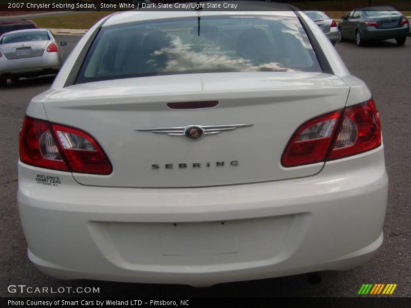 Stone White / Dark Slate Gray/Light Slate Gray 2007 Chrysler Sebring Sedan