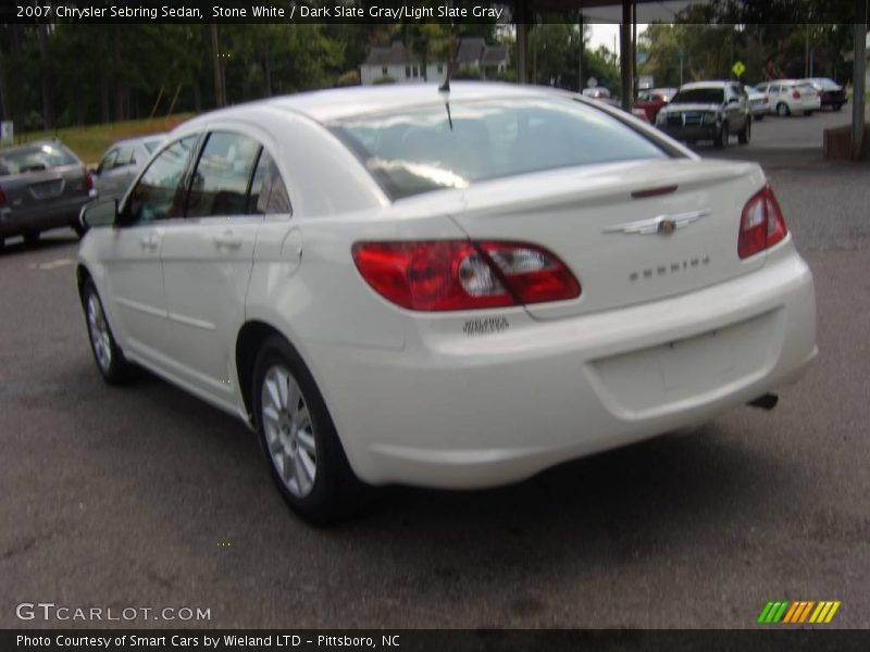 Stone White / Dark Slate Gray/Light Slate Gray 2007 Chrysler Sebring Sedan