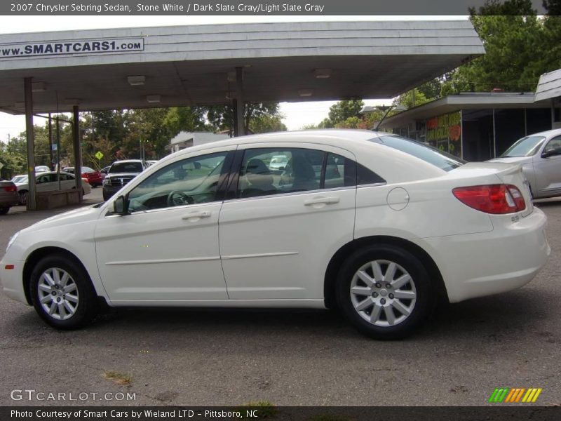 Stone White / Dark Slate Gray/Light Slate Gray 2007 Chrysler Sebring Sedan