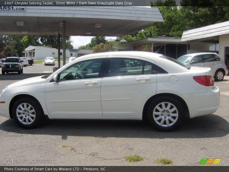 Stone White / Dark Slate Gray/Light Slate Gray 2007 Chrysler Sebring Sedan